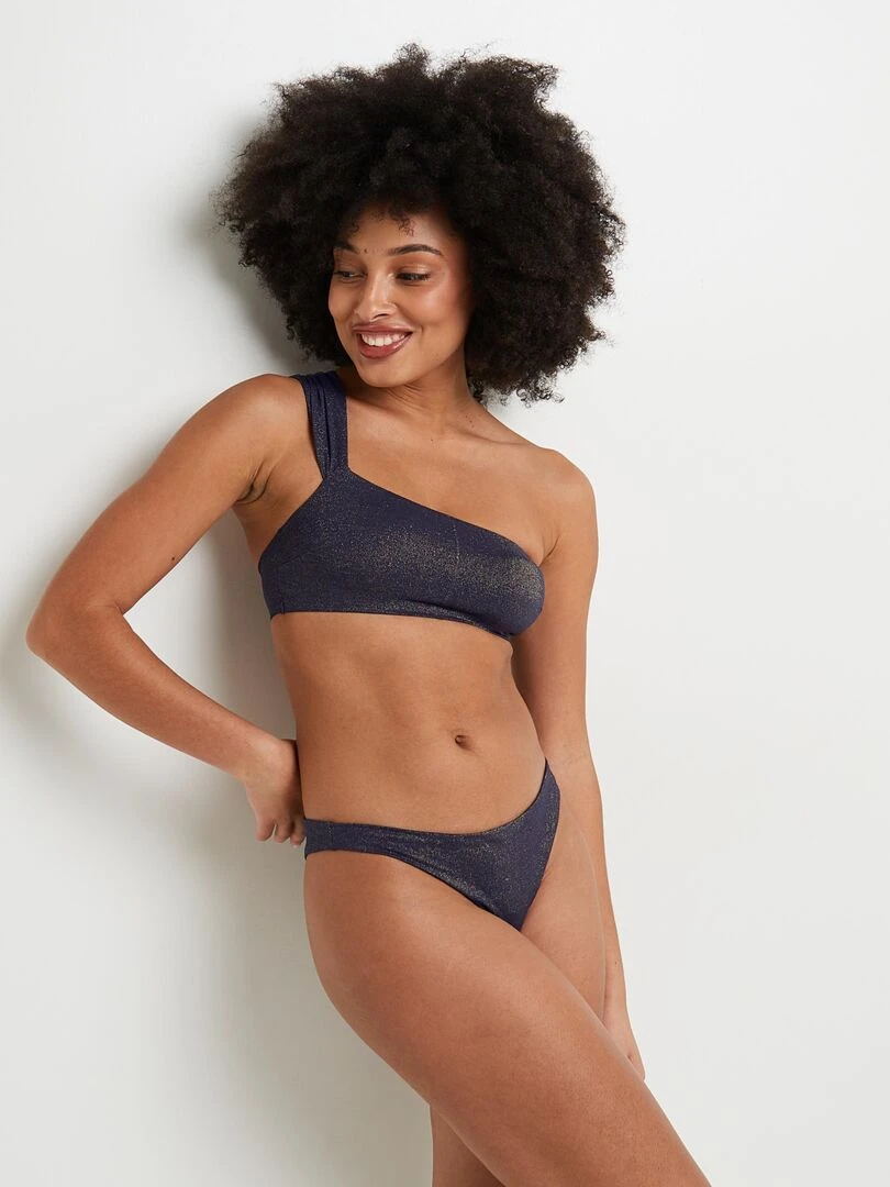 Maillot de bain slip bresilien Magie RougeGorge Lingerie Gris
