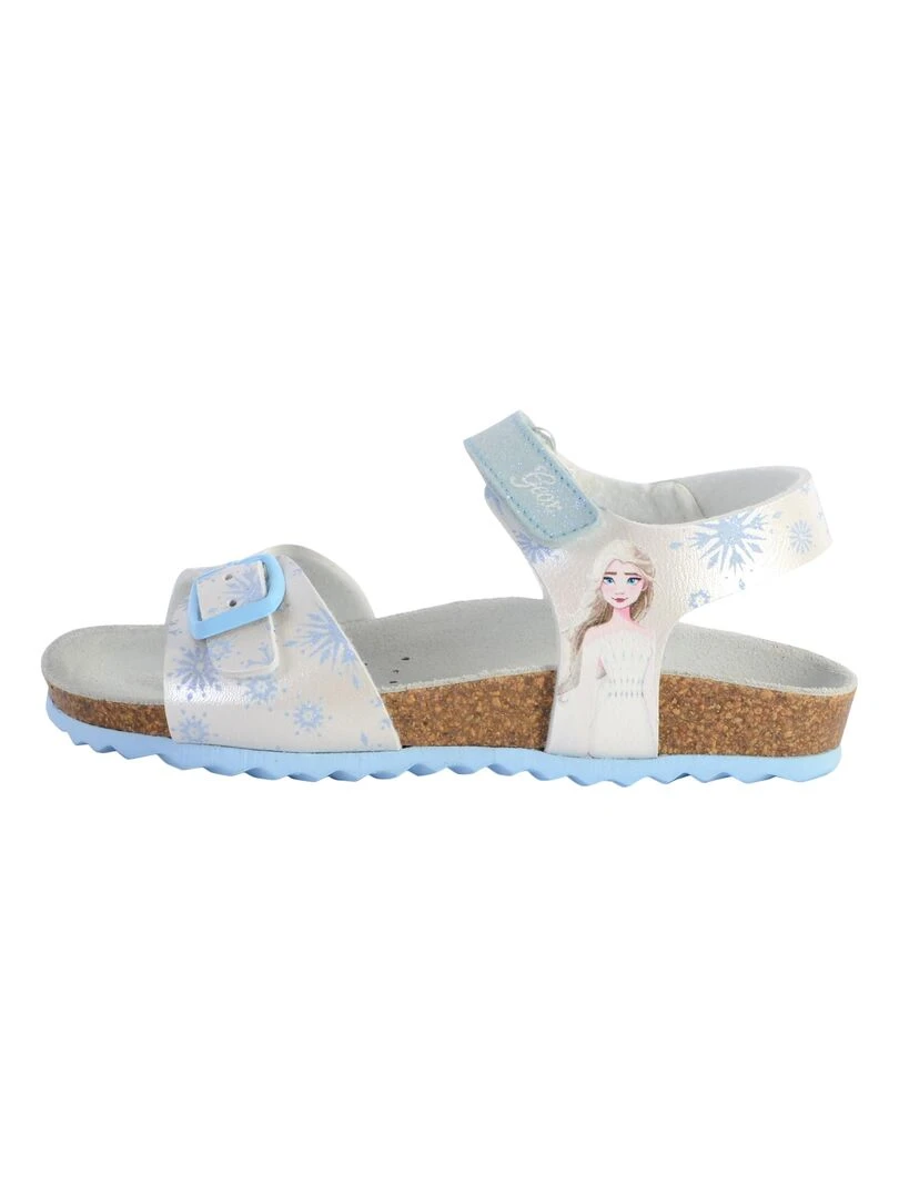 Sandales Cuir Enfant Geox Adriel Blanc