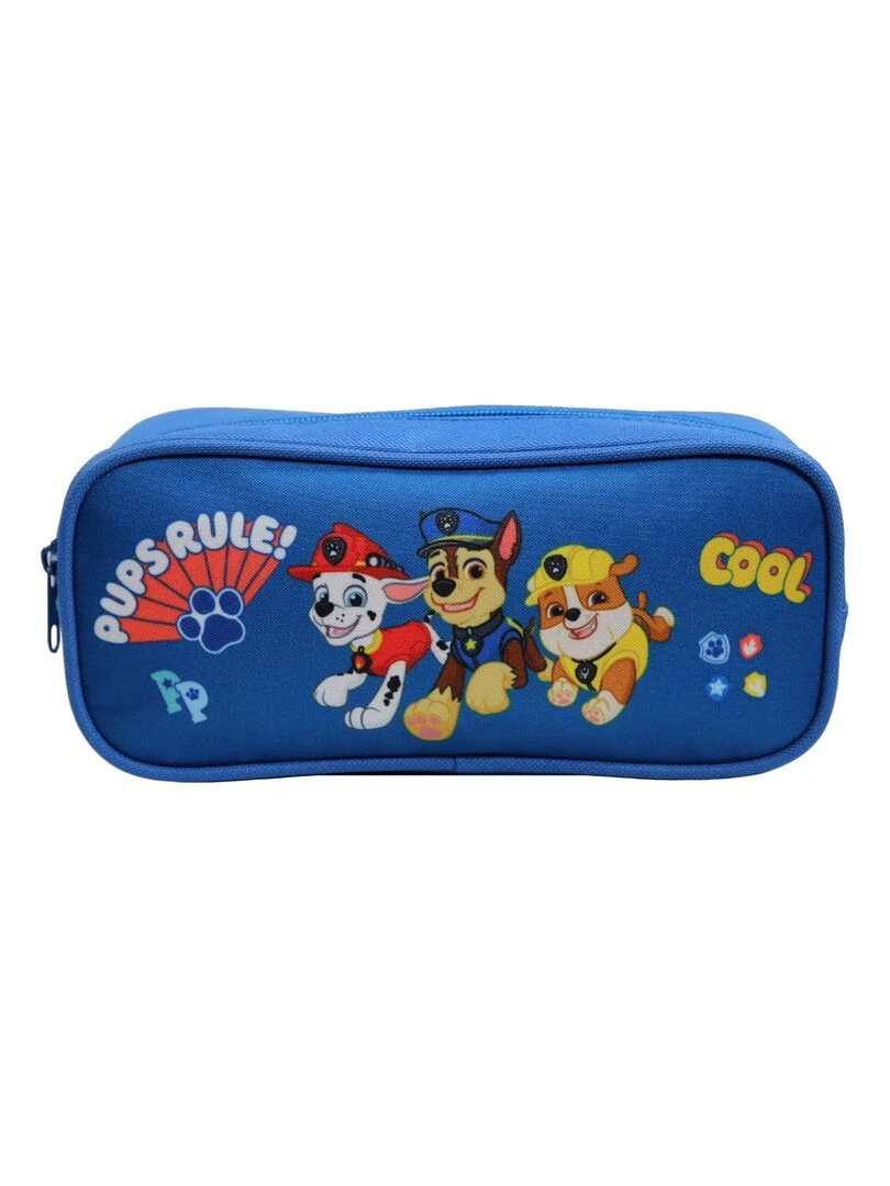 Trousse scolaire rectangulaire Pat'Patrouille Bleue Bagtrotter Bleu
