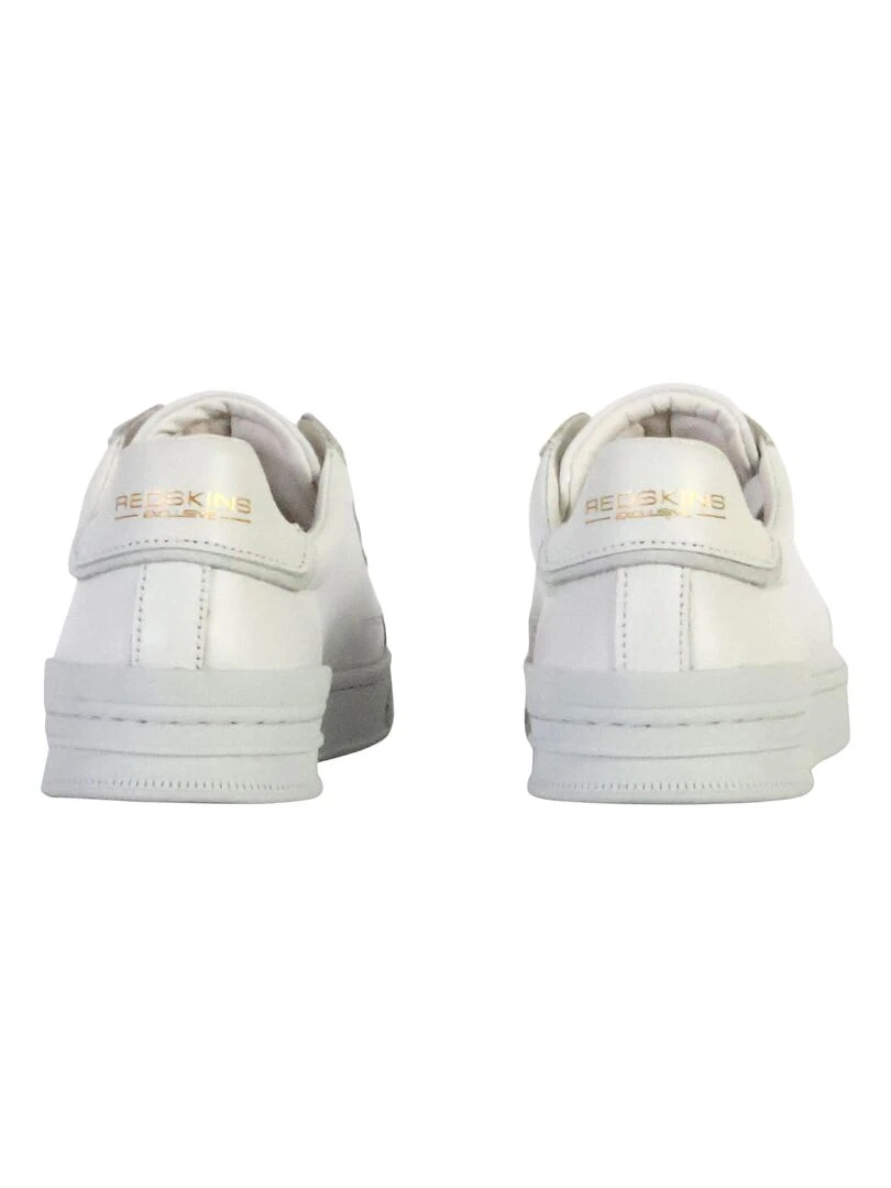 Basket Cuir Redskins Tessin   Blanc