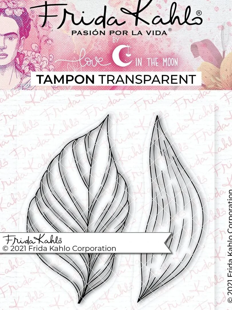 2 Tampons transparents végétal 1 9 5 x 6 5 cm N/A