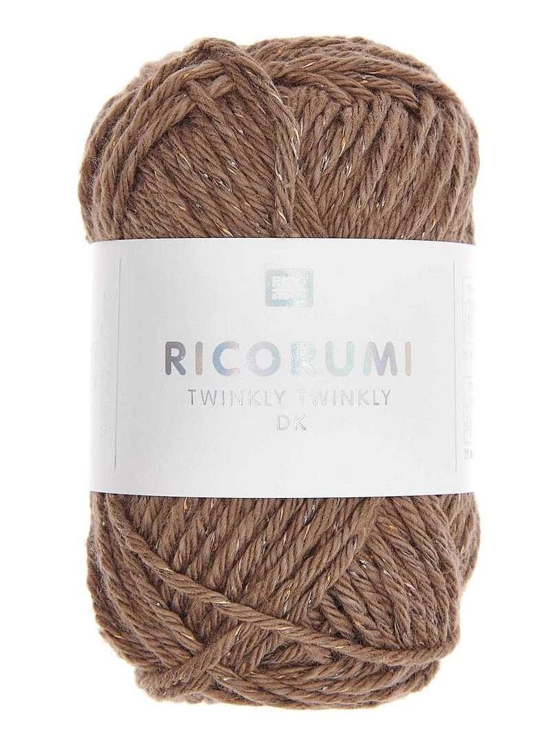 Pelote de coton Ricorumi 25 g Marron N/A