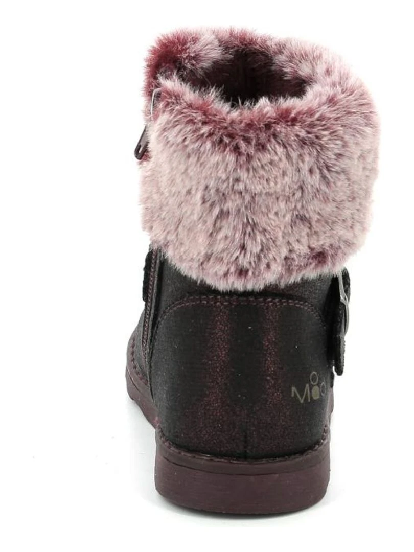 Boots Synthetique Aldizia   Bordeaux