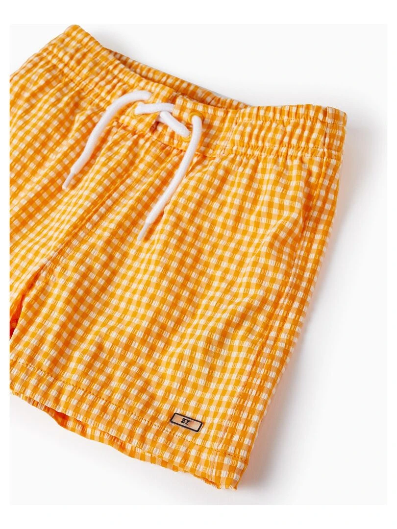 Short de Bain à Carreaux Vichy pour Garçon  MATISSE   Jaune