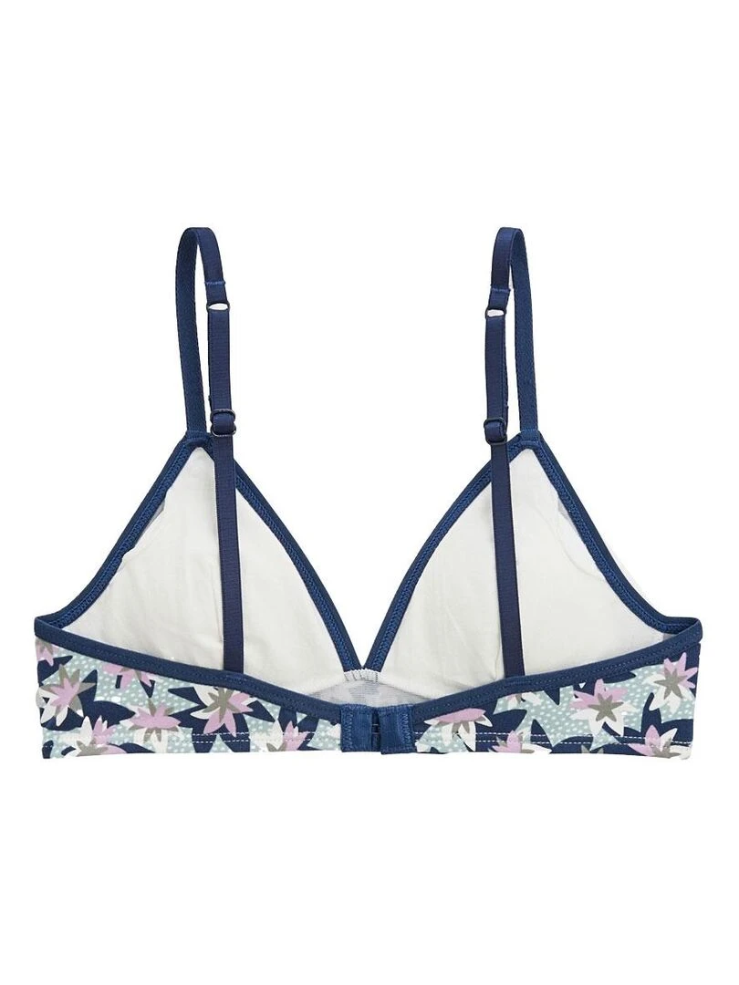 Soutien gorge souple à coques sans armatures Talara Bleu