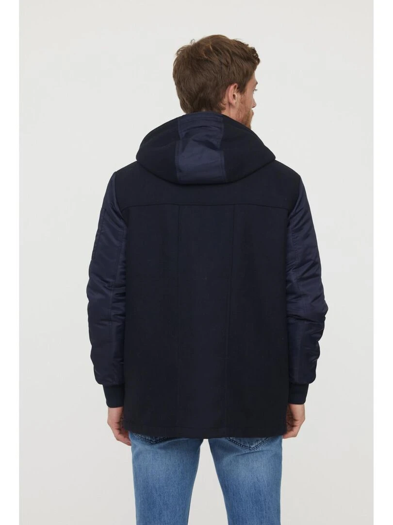 Lee Cooper   Manteau manches longues polyester  FERD   Bleu marine