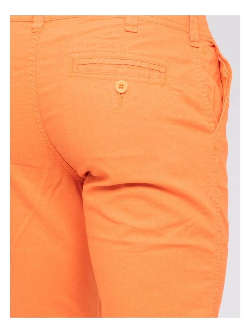 Bermuda chino lin BAGOLIN   Orange
