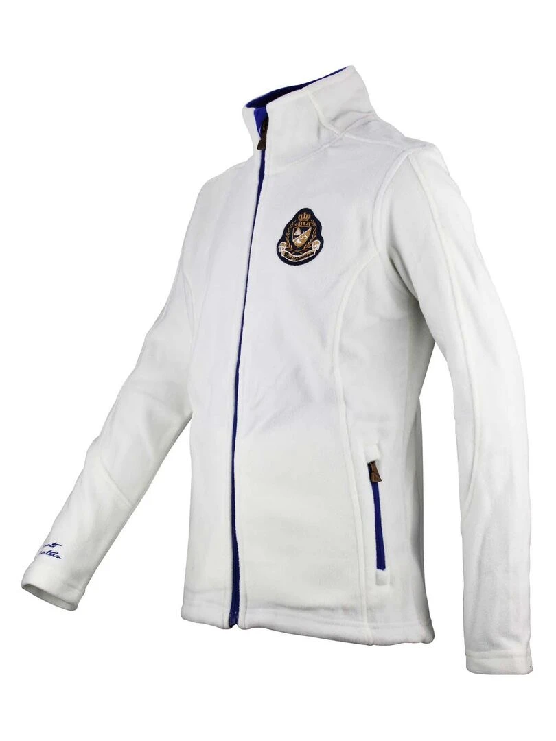 Polaire fille FASAK   PEAK MOUNTAIN   Blanc