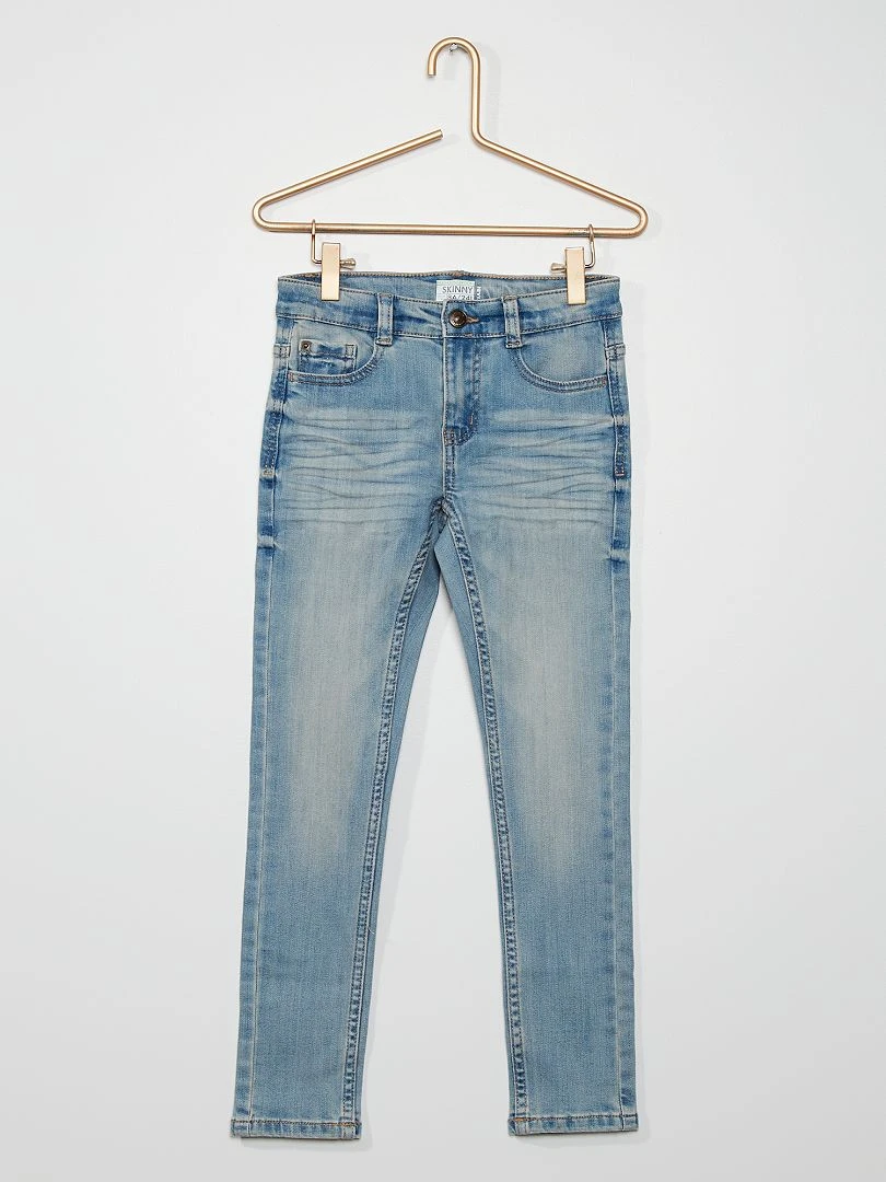 Jean skinny stretch résistant bleu stone