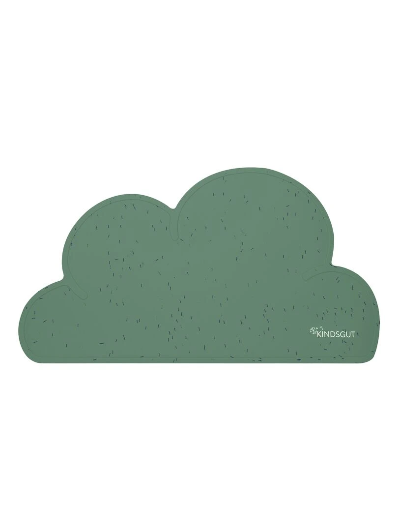 Set de table en forme de nuage en silicone arrose Gris Vert