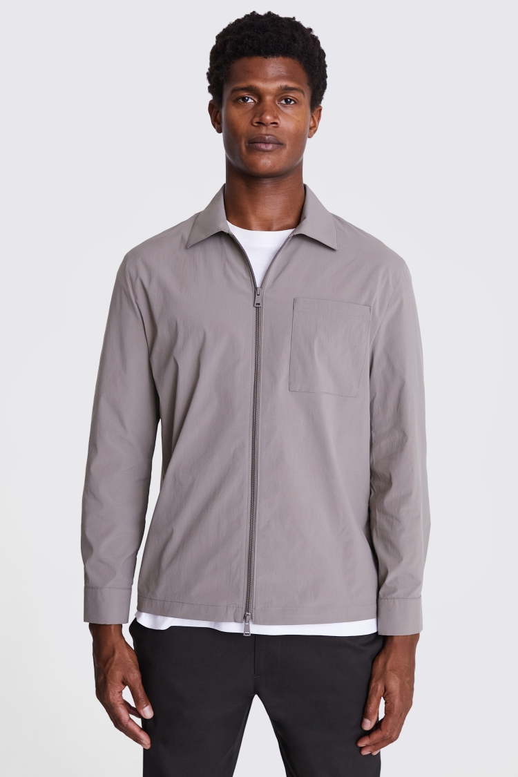 Navy Denim Three Pocket Shacket   Buy Online at Moss