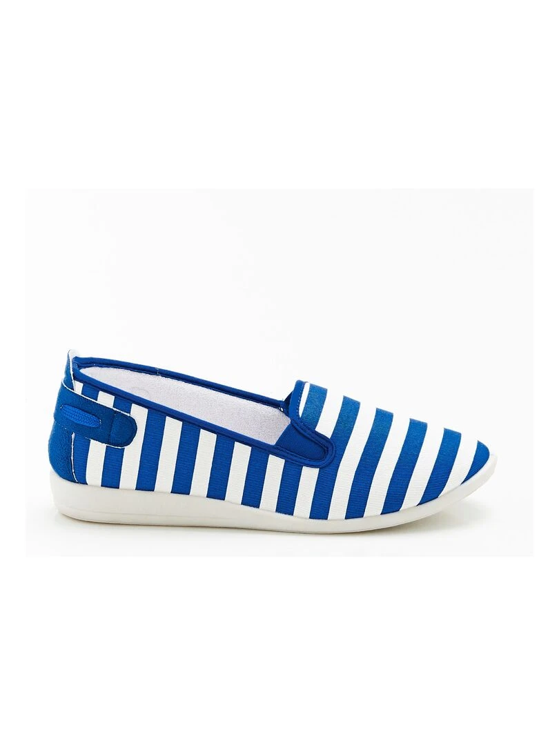 Ballerines rayées estivales   Damart   Bleu saphir