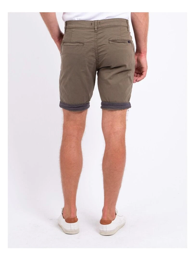 Bermuda chino BAZY Kaki