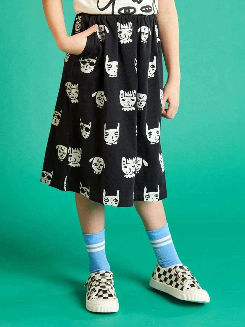 Jupe patineuse X Little Bad Wolf   Noir