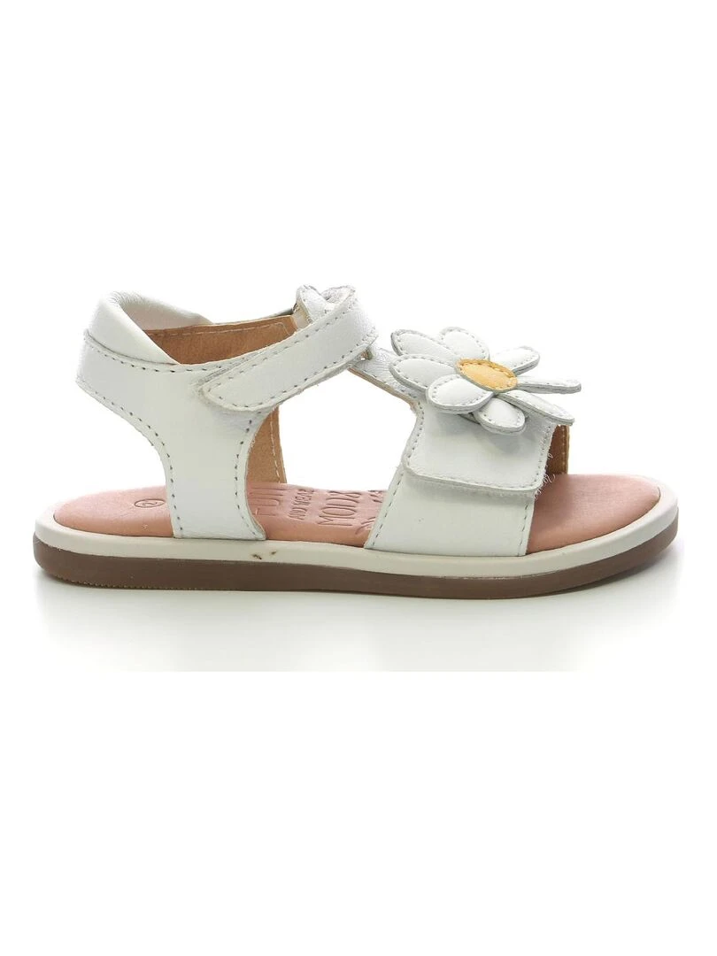 Sandales Cuir Paritt Blanc