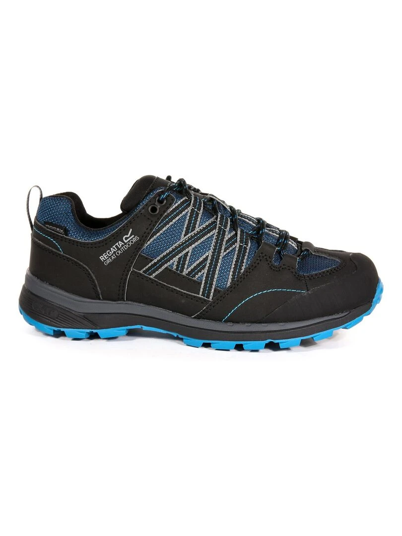 Regatta   Chaussures de randonnée SAMARIS   Bleu Noir Noir