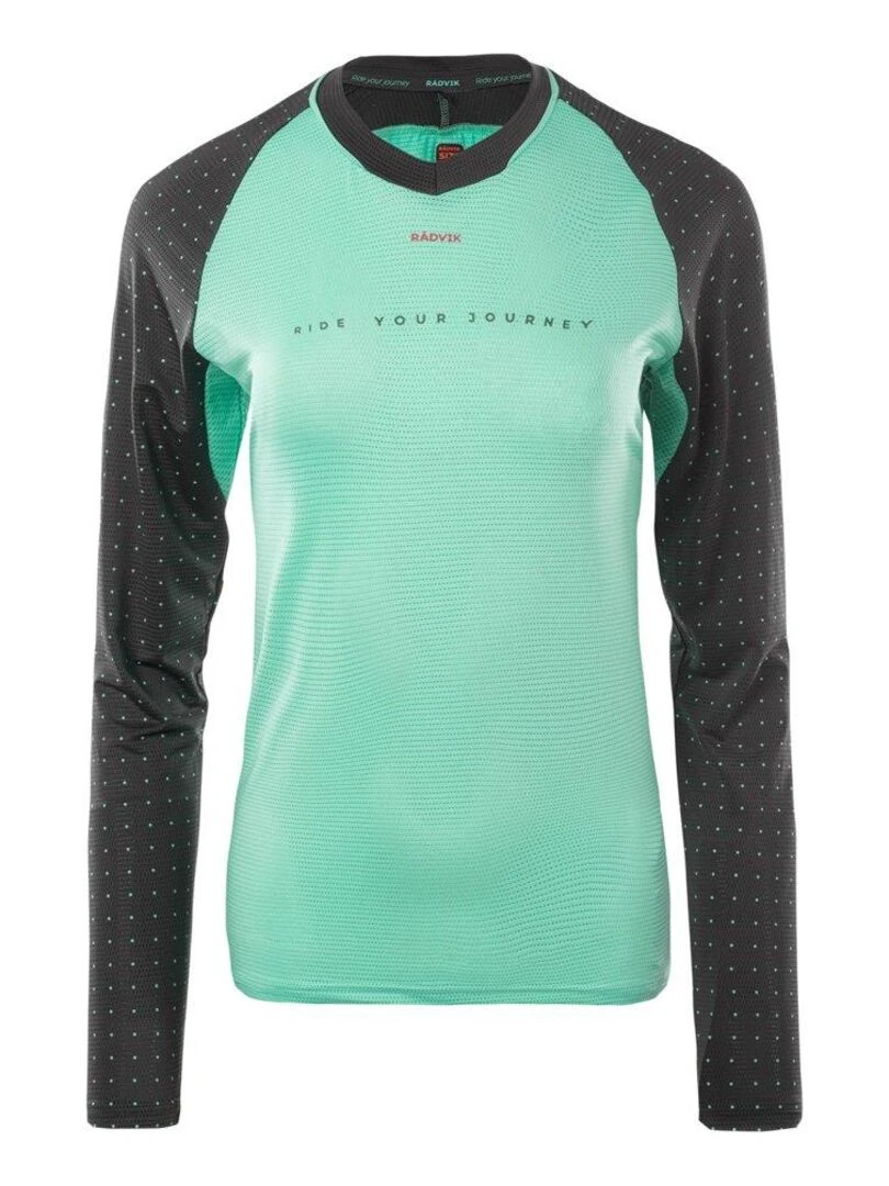 Radvik Maillot de cyclisme ZULU Bleu Vert