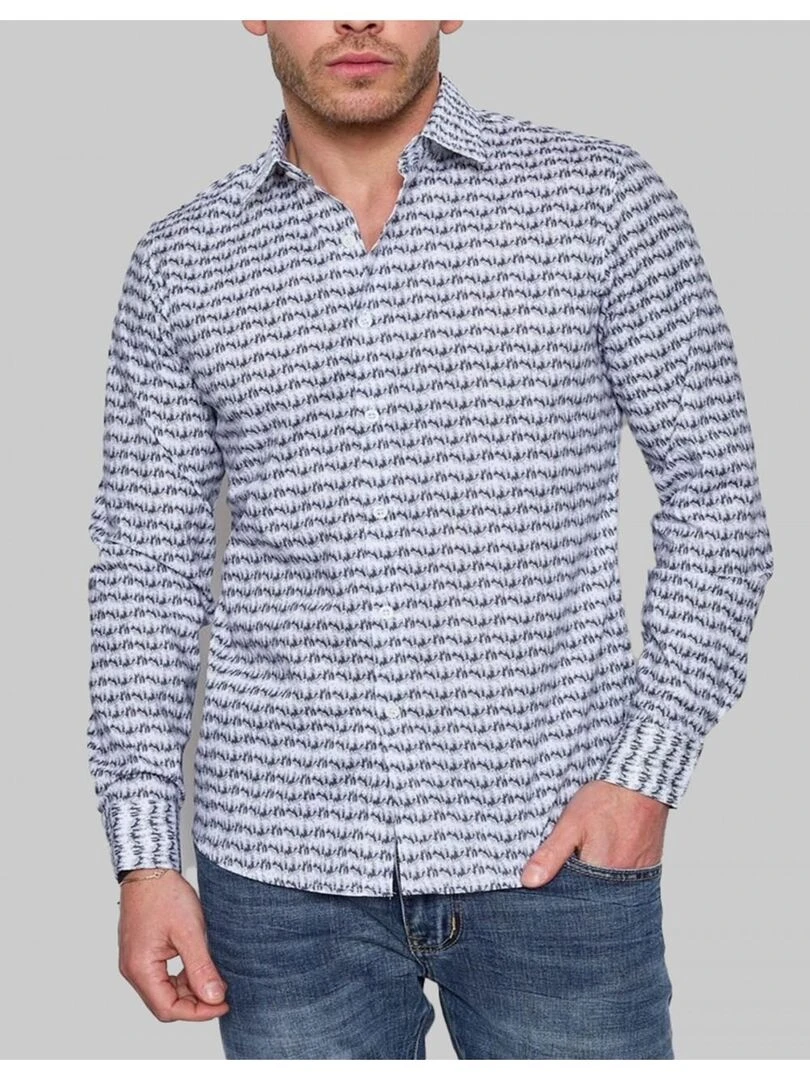 Veste rayé Lordissimo   Gris