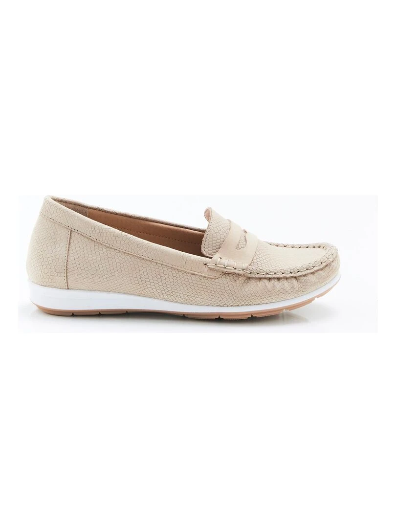 Mocassins aspect python Climatyl   Damart   Taupe