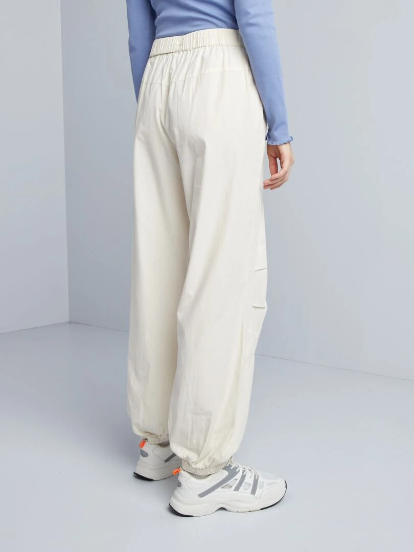 Pantalon léger et large   Beige