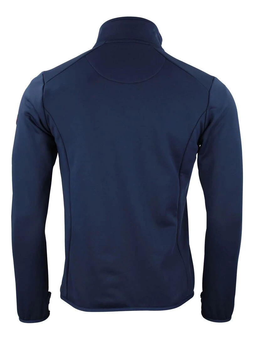 Blouson polarshell homme CLIMO PEAK MOUNTAIN Bleu marine