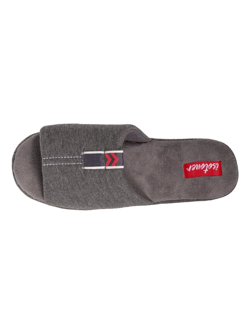 Chaussons sandales Homme Gris chiné   Gris chiné