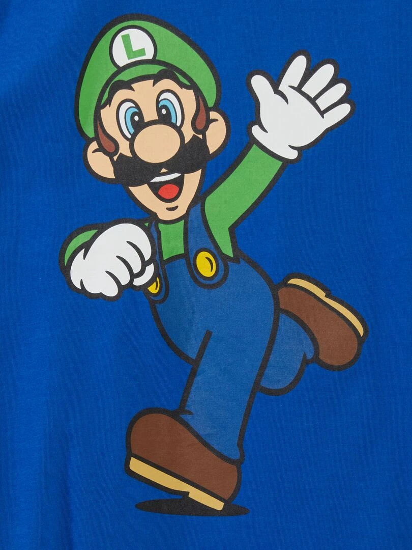 T shirt 'Super Mario' manches courtes Bleu