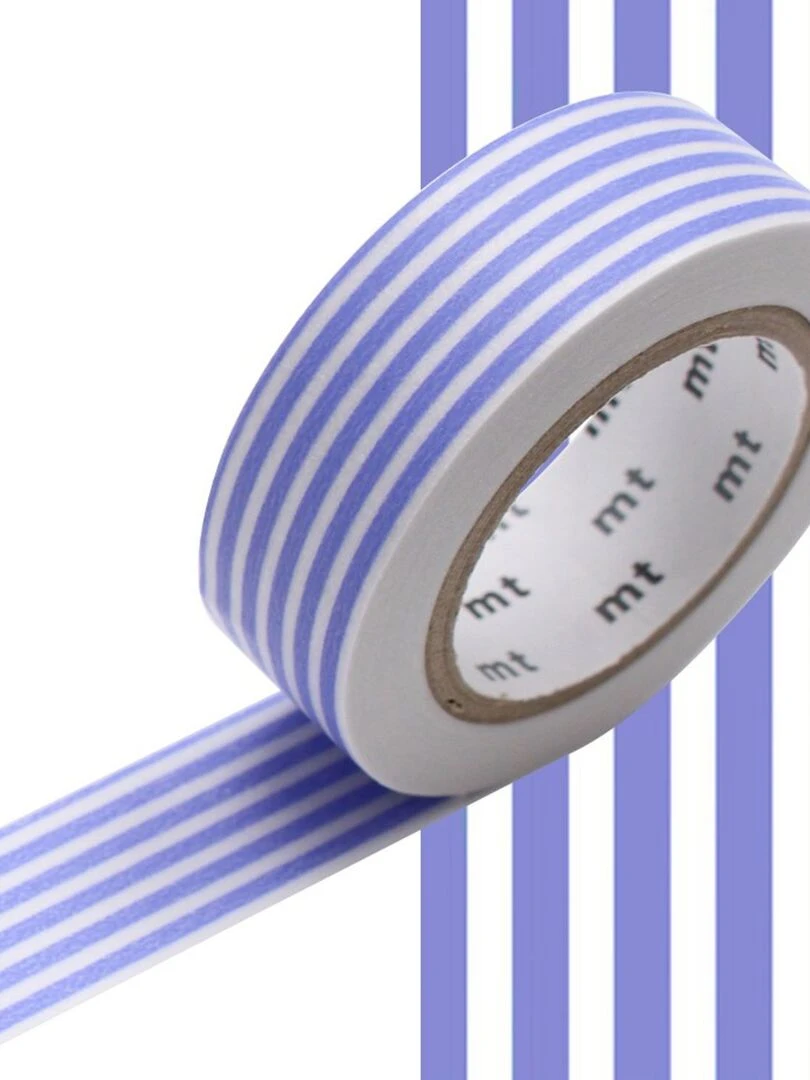 Masking tape lignes bleu 1 5 cm x 7 m N/A