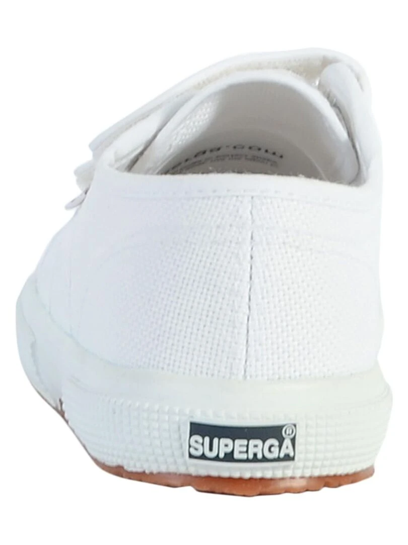 Basket Superga Enfant Cotjstrap Classic   Blanc