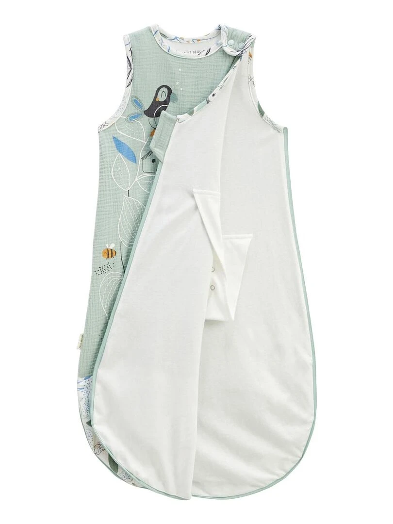 Gigoteuse d'été en gaze de coton Garden Party   Vert