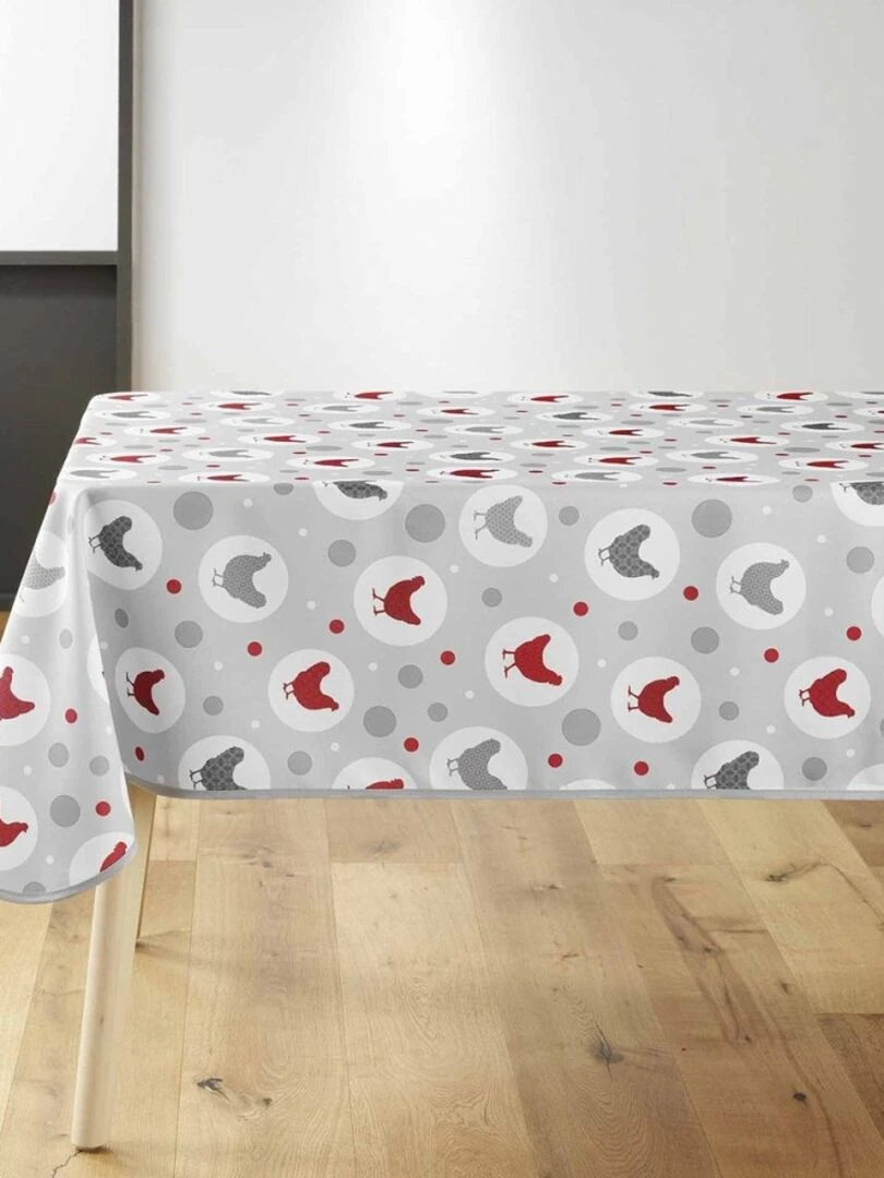 Nappe rectangulaire 150x240 cm Suzette gris Gris