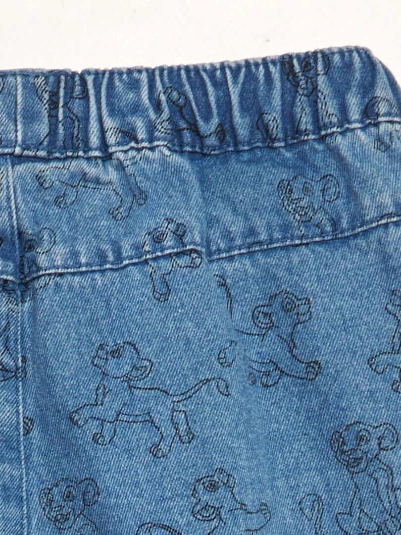 Short en jean 'Roi Lion'   Bleu
