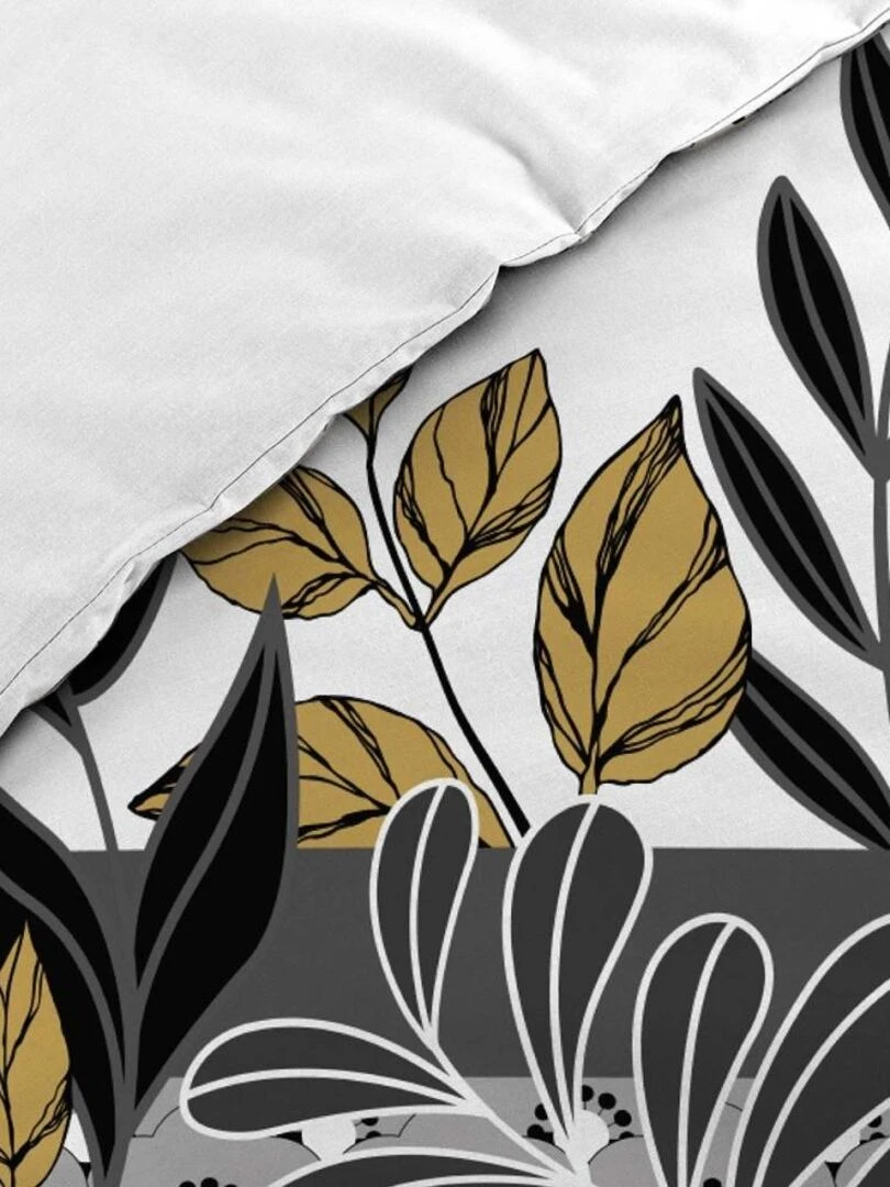 Housse de couette  + taie(s) Catalia coton 57 fils   Blanc