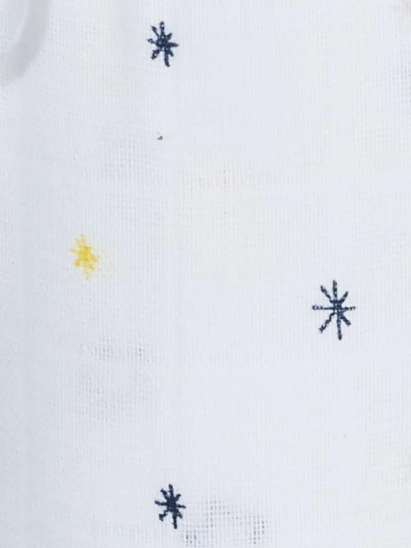 Draps housse 140x70 cm en coton bio blanc   SAUTHON   Blanc