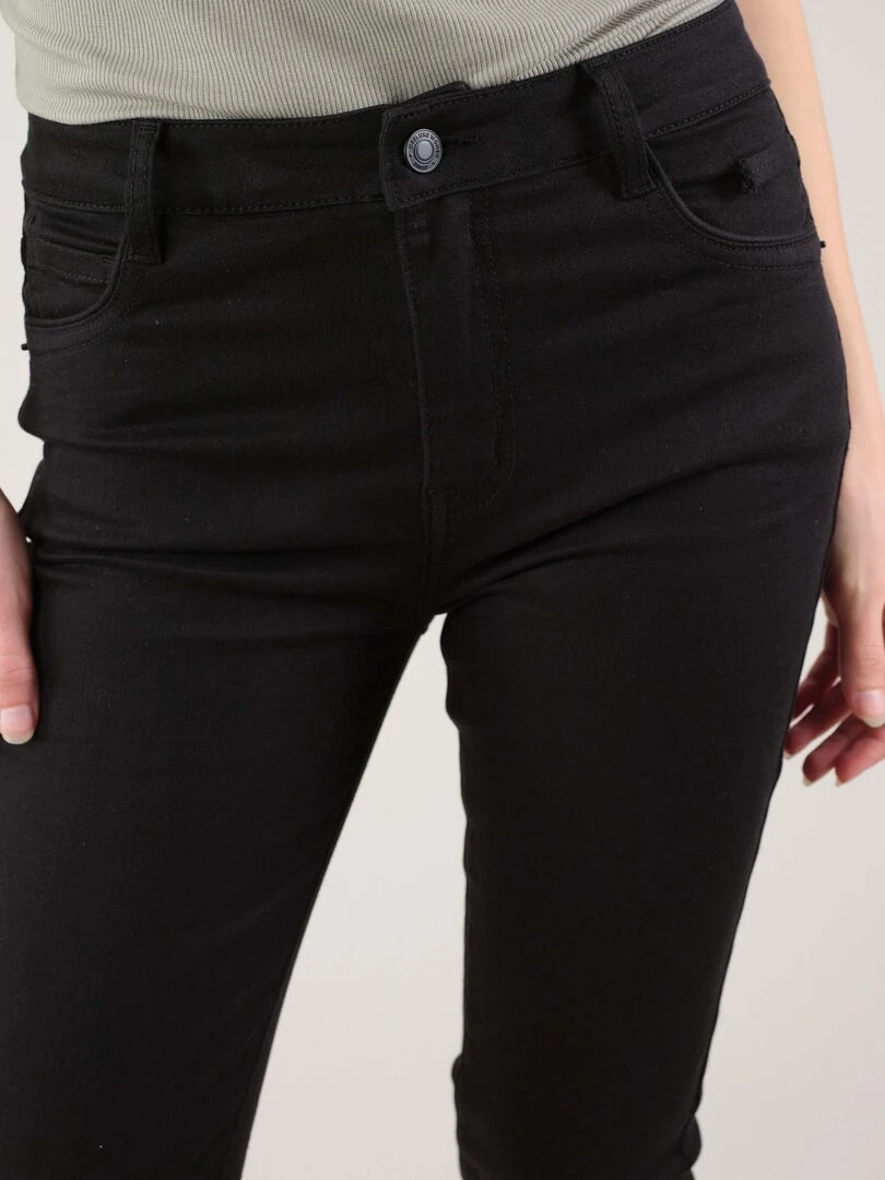 Jean à la coupe slim pour femme 'Deeluxe'   Noir