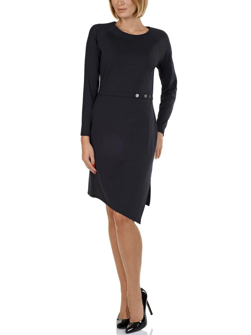 Robe manches longues Estelle noir   Noir