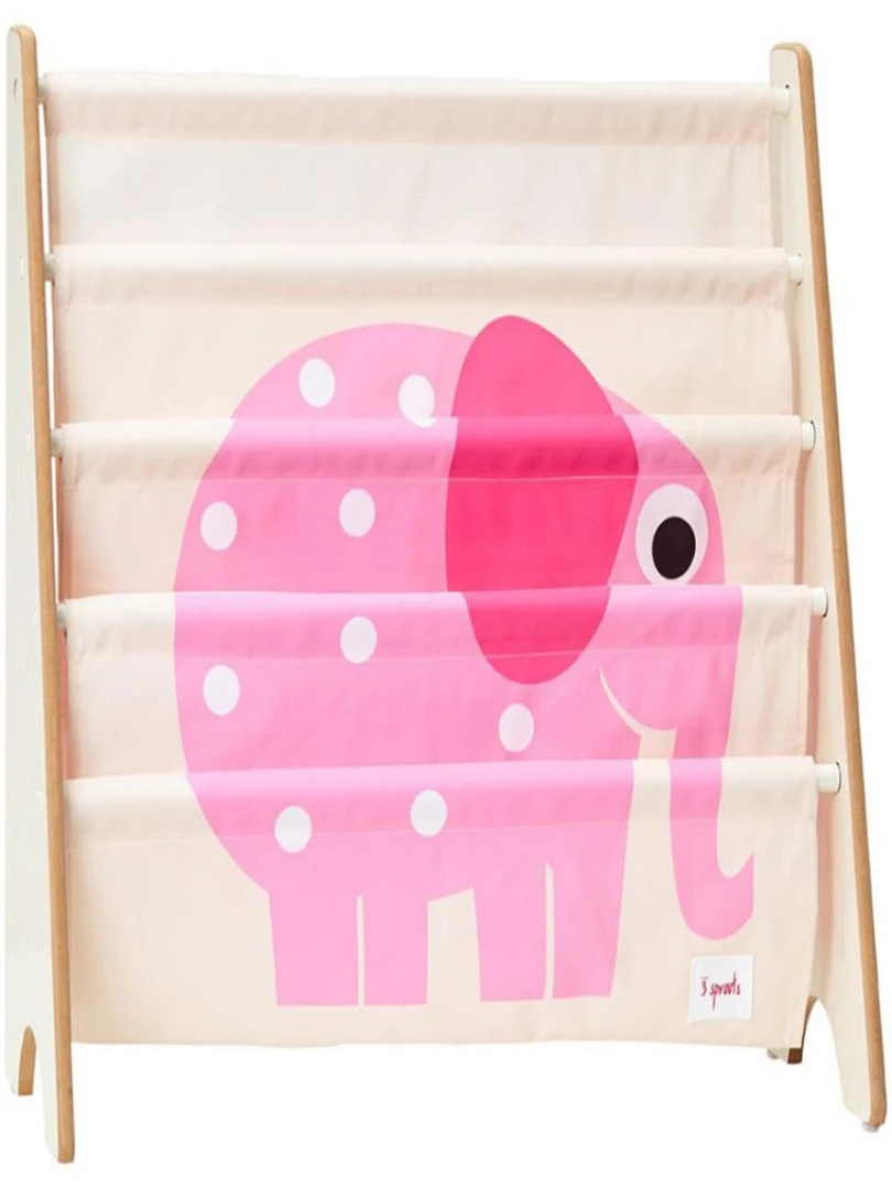 Bibliothèque En Tissu Eléphant Rose