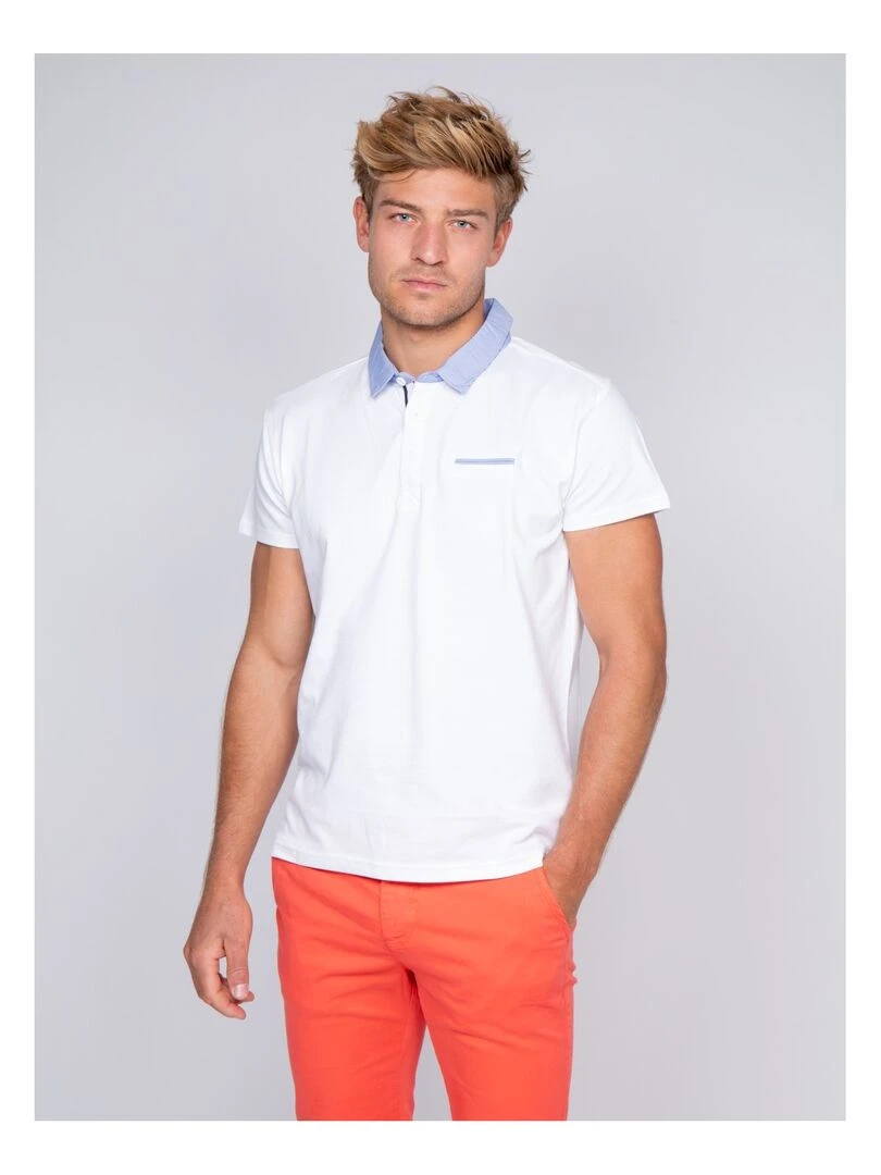 Polo PINOLE Blanc