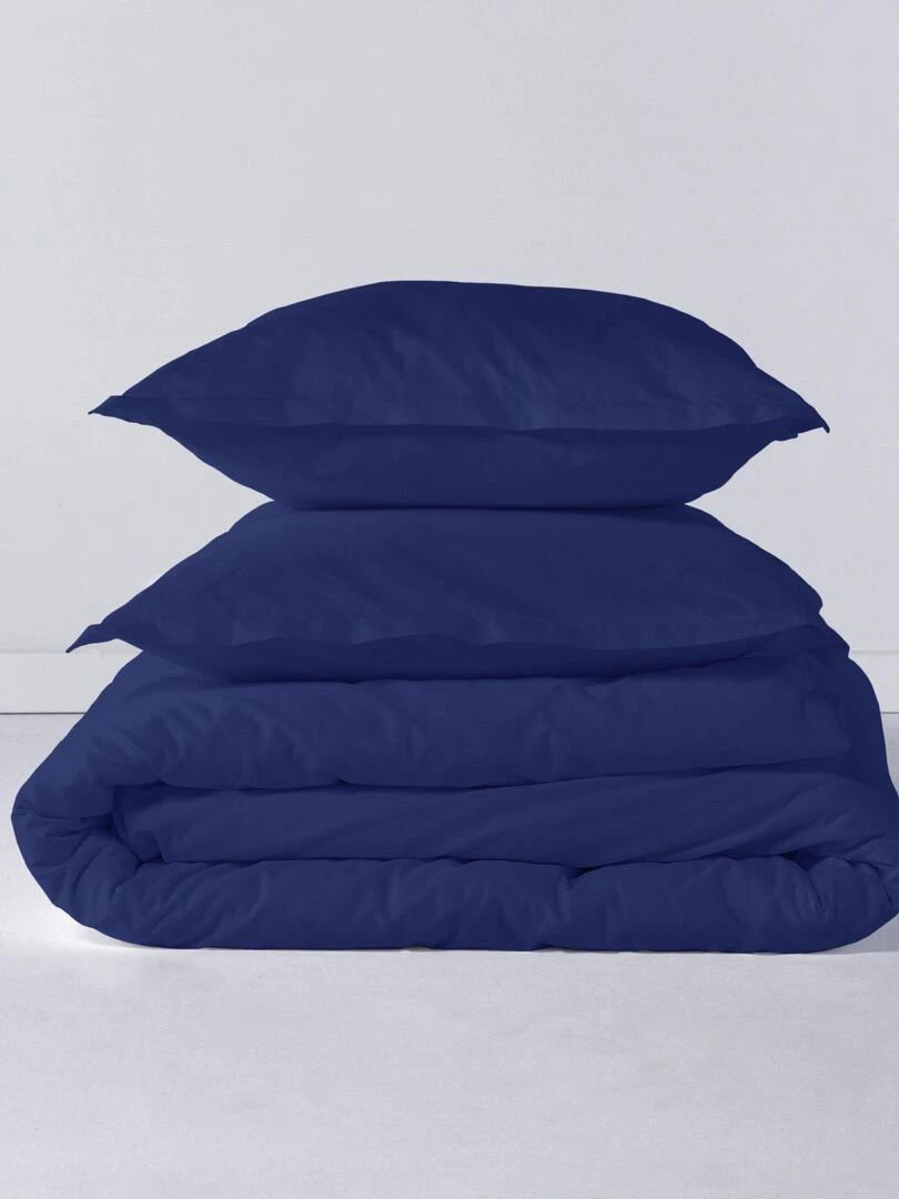 Housse de couette Basic "Happyfriday"   Bleu marine