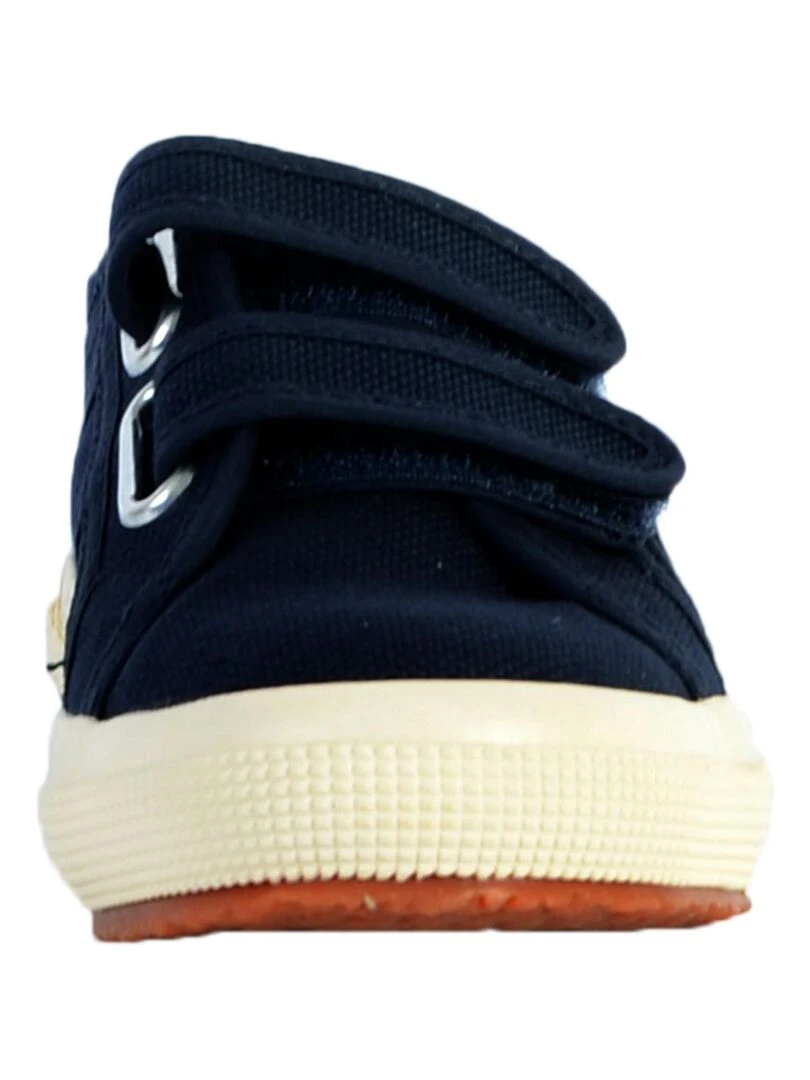 Basket Superga Enfant Cotjstrap Classic   Bleu