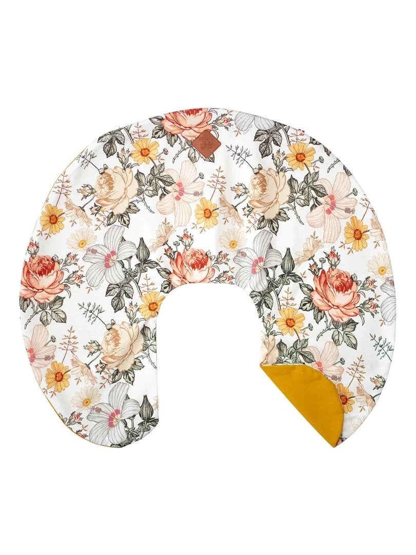 Housse pour coussin d'allaitement ergonomique Néo Vintage Multicolore