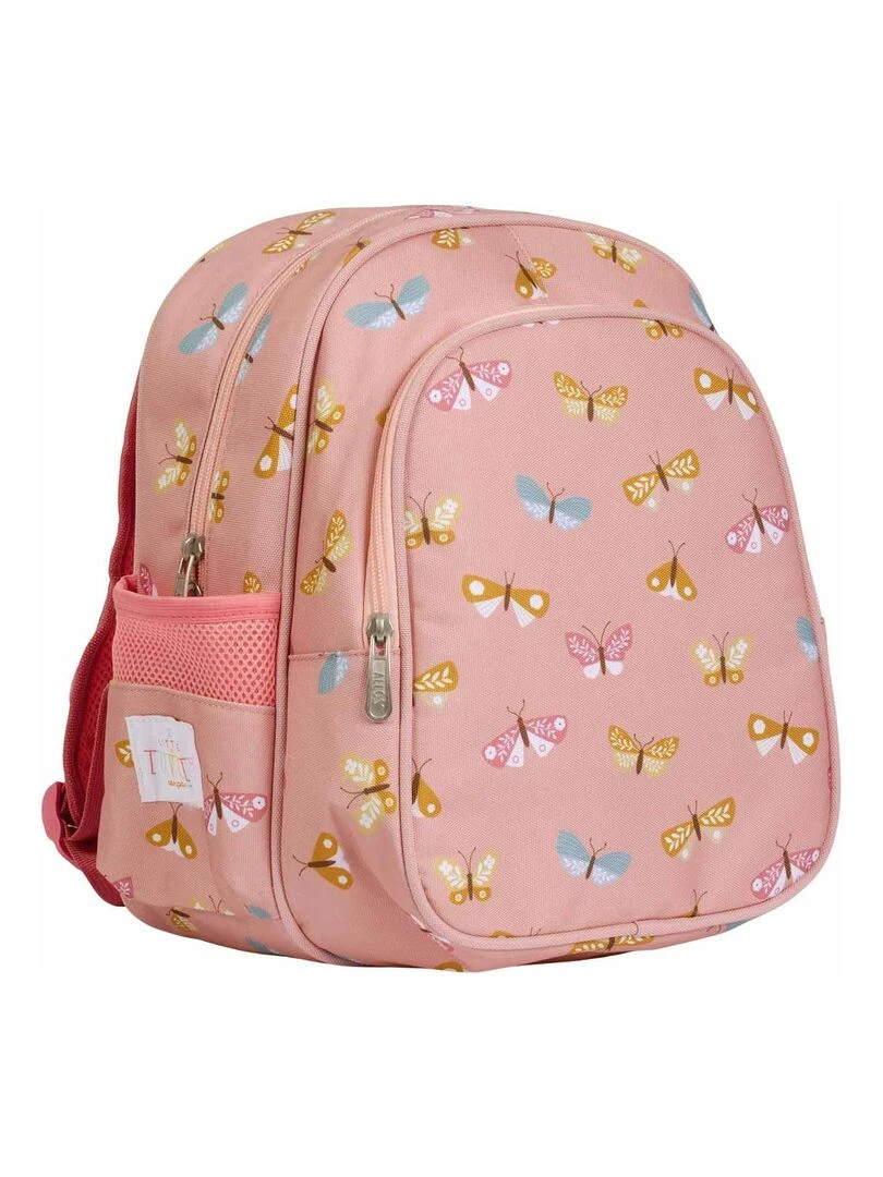 Sac à dos Papillons avec poche isotherme Rose