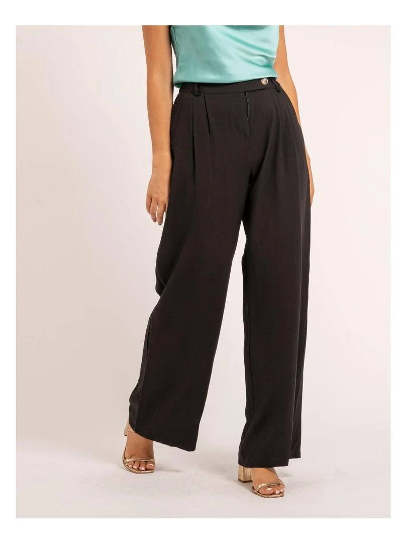 Pantalon large ELIRESS Noir