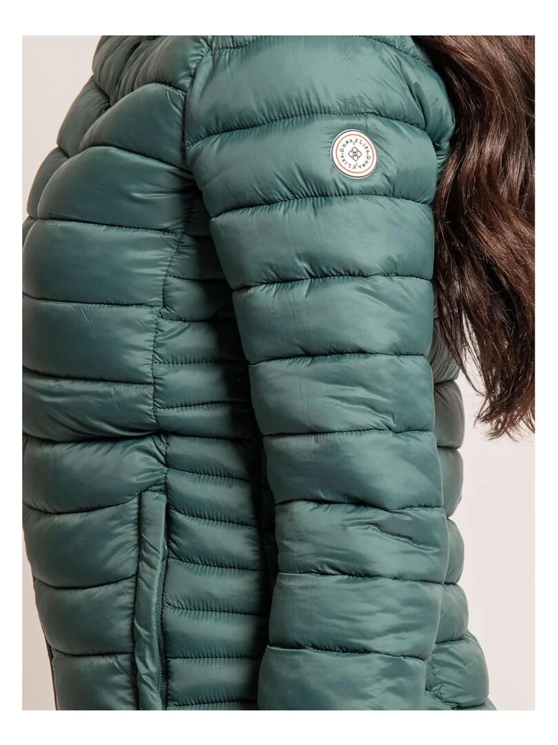 Doudoune a capuche URSEL   Vert forêt