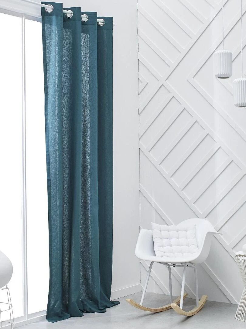 Rideau 'PANAMA ESSENTIAL' 'TODAY' Vert foncé