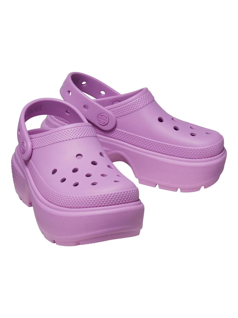Sabot à Enfiler Crocs Stomp Cloq   Violet