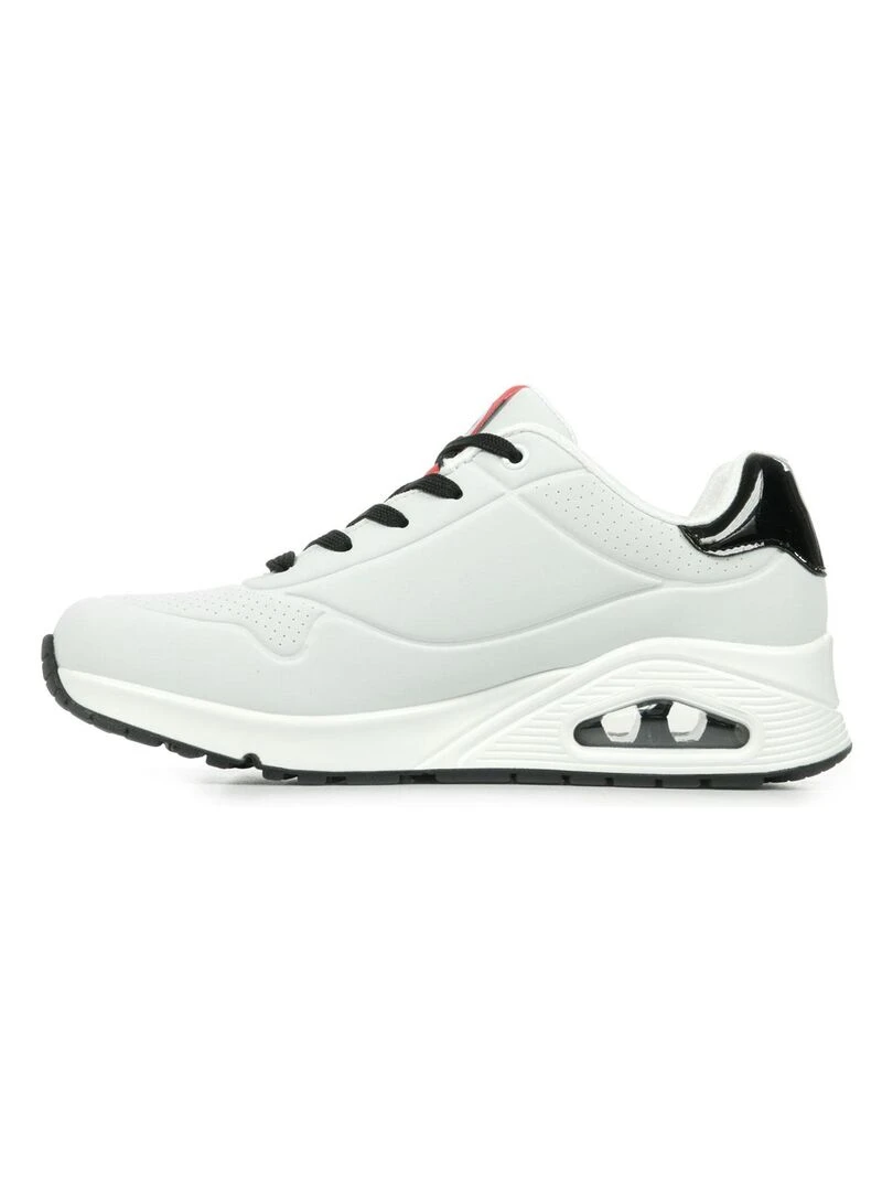 Baskets Skechers Uno Rolling Stones Single   Blanc