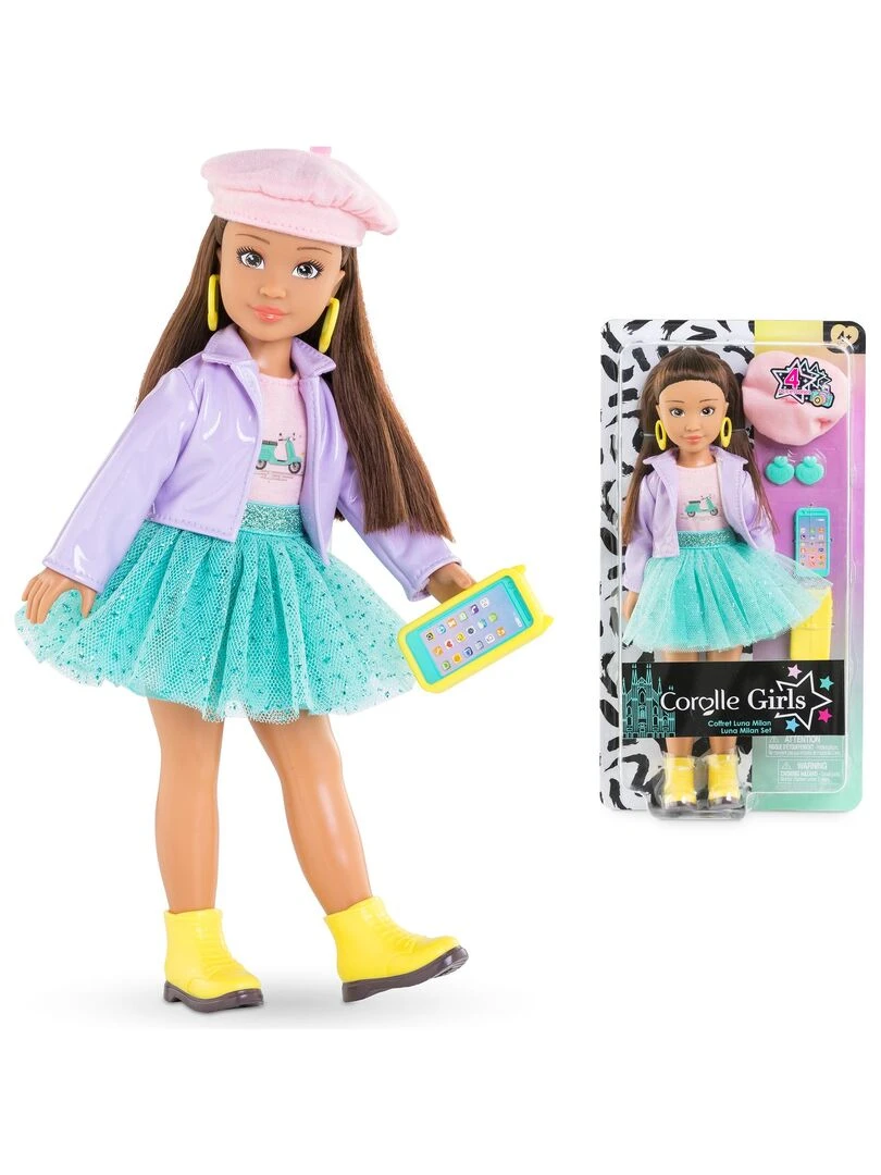 Coffret Poupée Corolle Girls Luna Fashion Week Milan   N/A