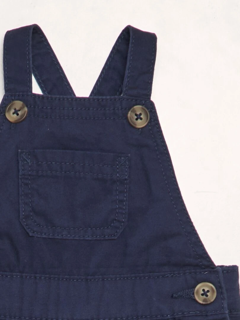 Salopette en molleton   Marine