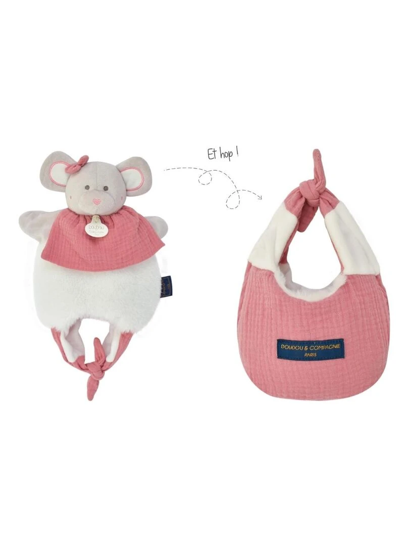 Doudou amusette 3 en 1 Souris Les petits futés N/A